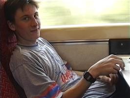 Tao on the 15:21 train from Newton Abbot to London